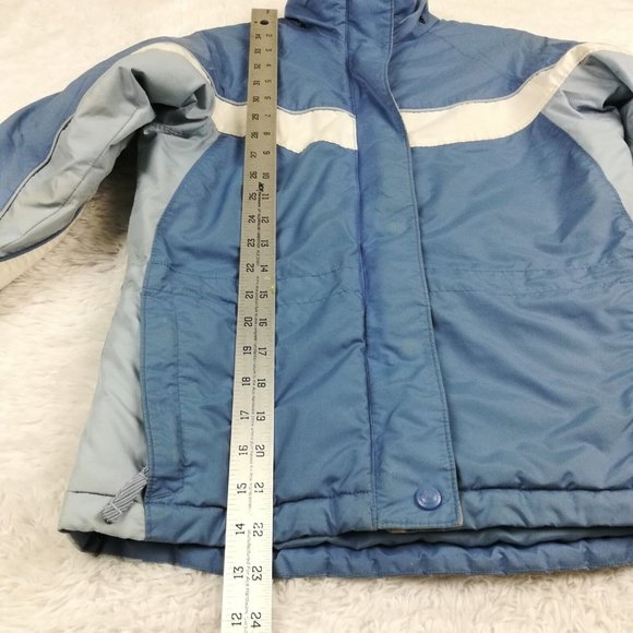 Columbia Girls Jacket Insulated Blue‎ Full Zip Pockets Youth 7/8 - Picture 4 of 14